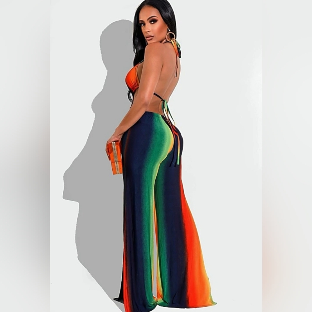 NEW! Multicolor Striped Jumpsuit